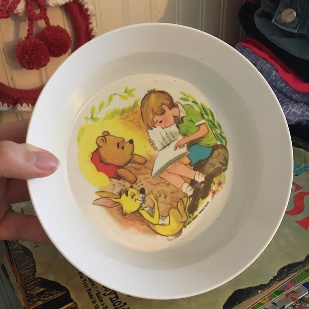 3/$30 Disney Winnie the Pooh & Friends Kids Bowl with Colorful Character Art
